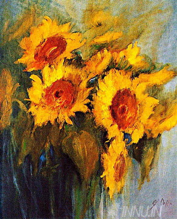 Buy Fine art painting Sunflowers  by Artist Unknown Artist