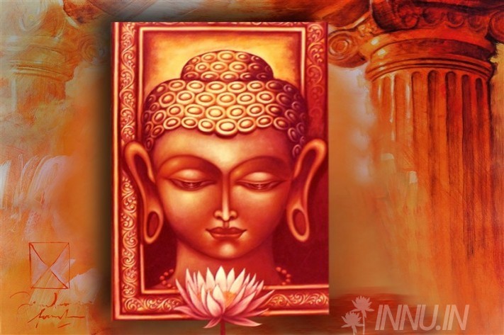 Buy Fine art painting Buddha 3 by Artist Unknown Artist